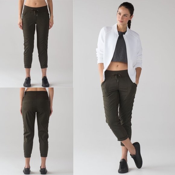 Lululemon Women's Street To Studio Pant II Unlined 28" Pants Size 6 Dark Olive - Picture 1 of 9